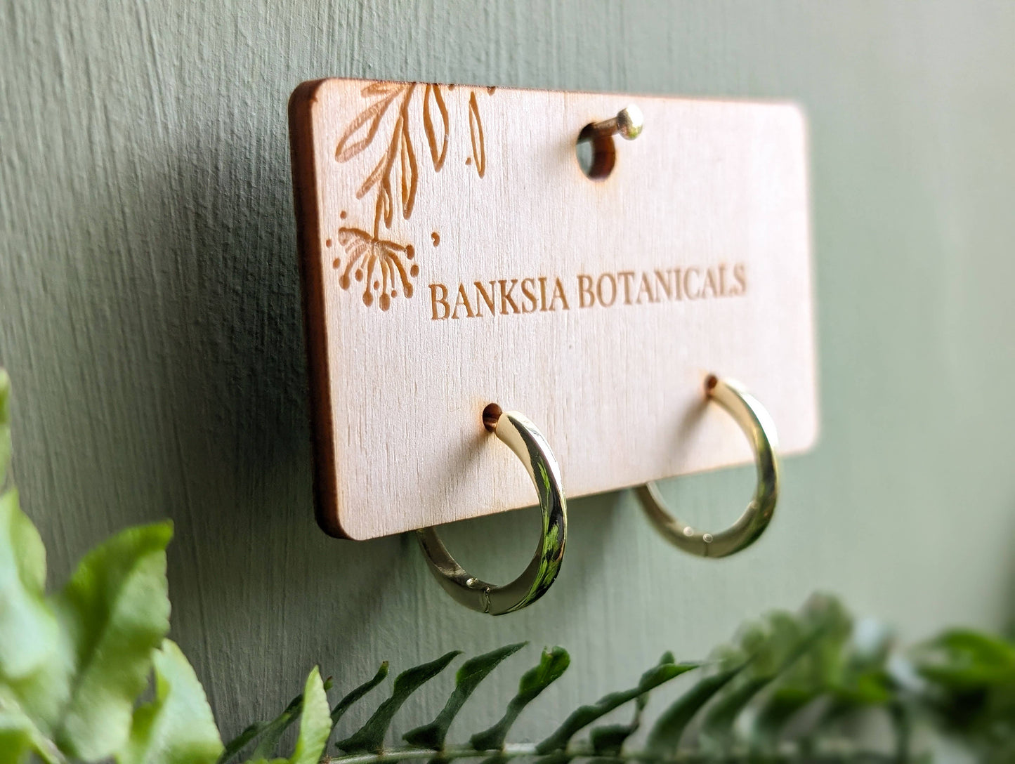 Gold Twisted Hoop Huggie Earrings