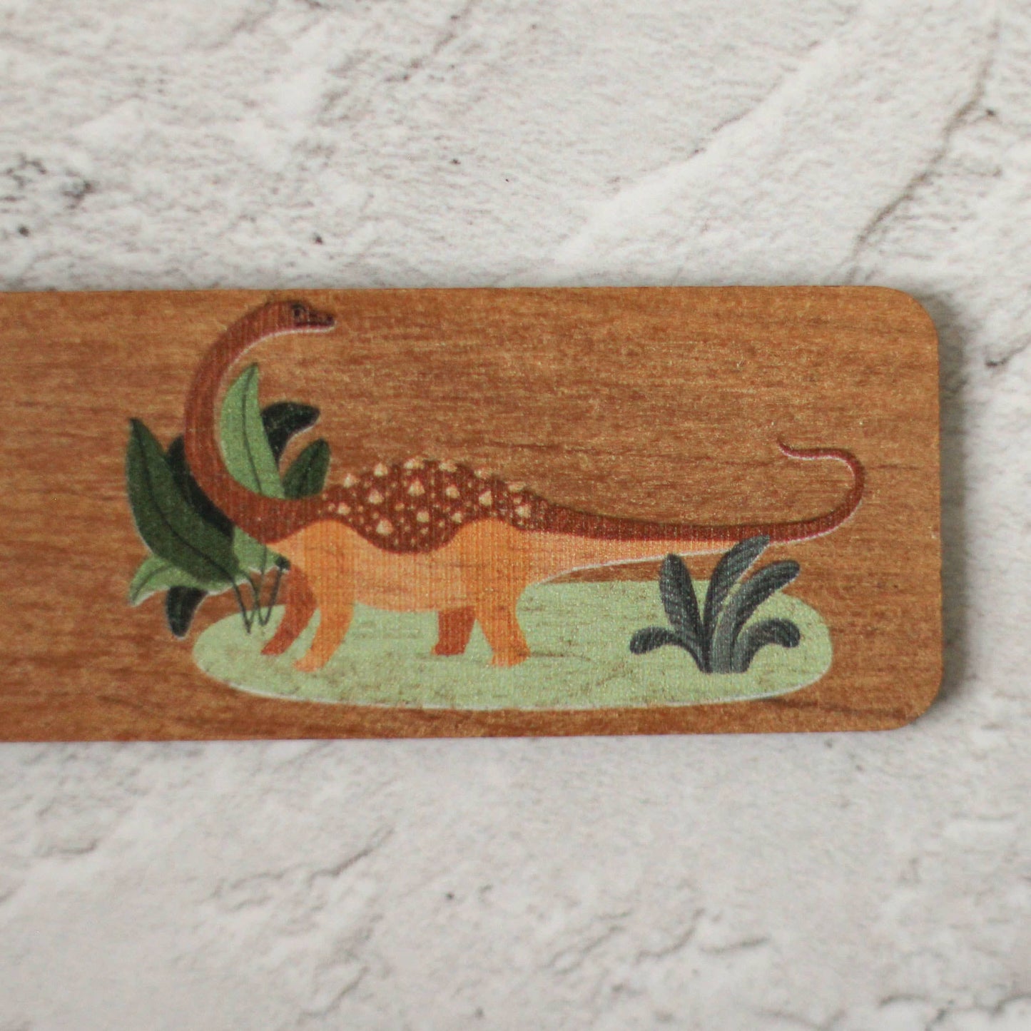 Dinosaur Bookmark in Solid Walnut, Three Designs Available