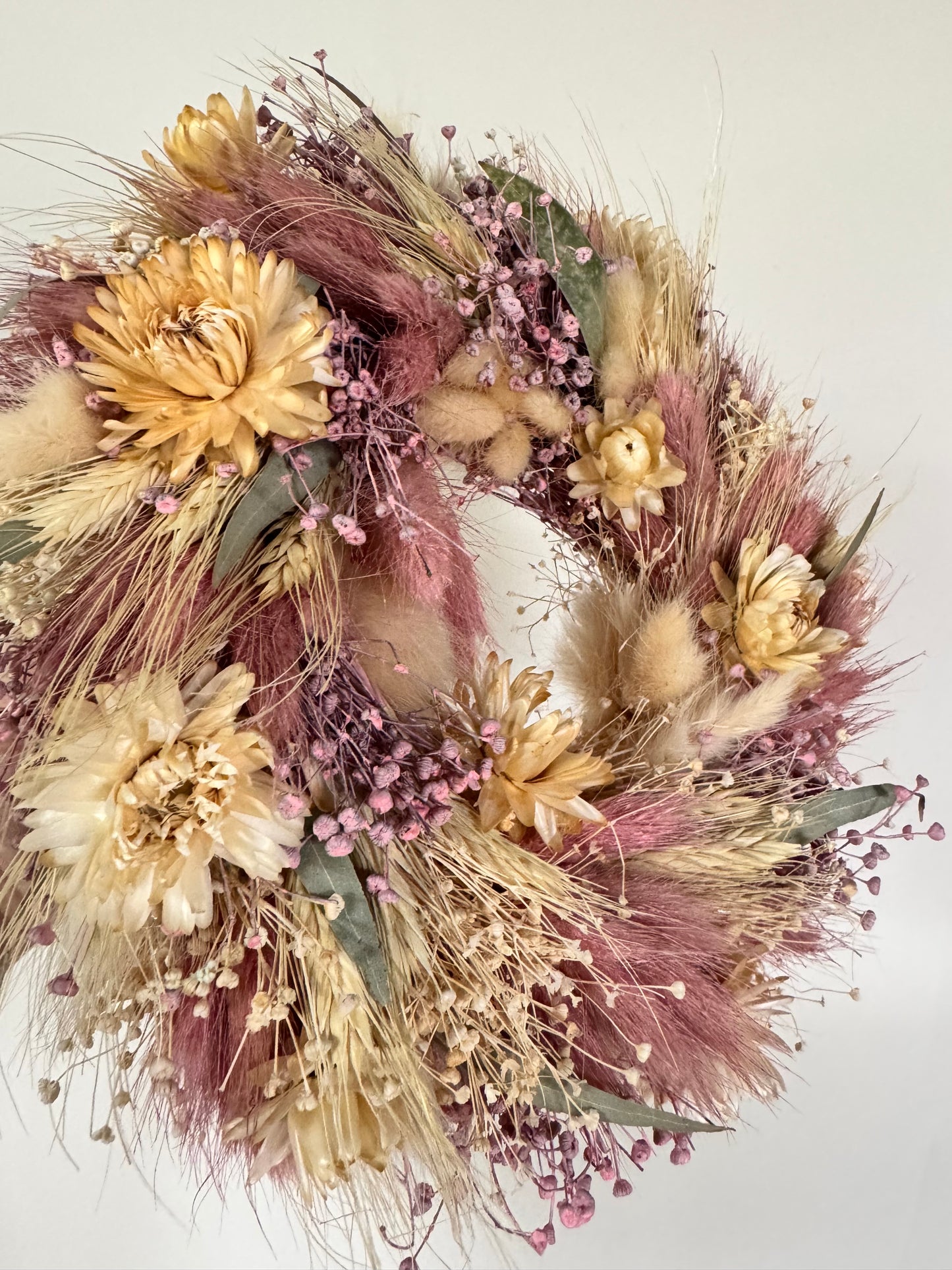 Dried Flowers Wreath - Blush 25cm