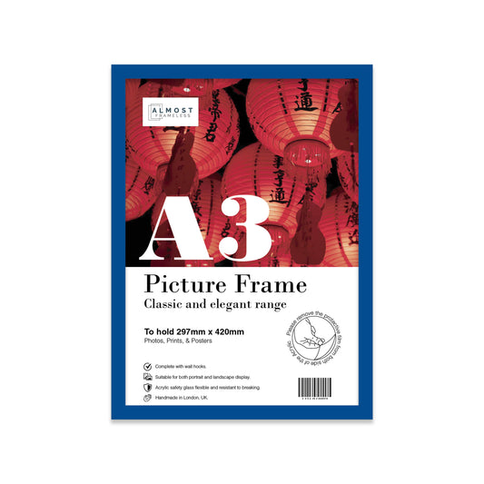 Blue A3 Picture Frame