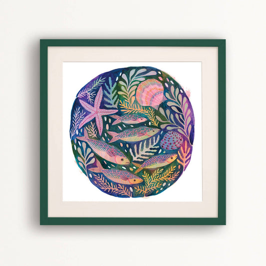 Rock Pool Art Print