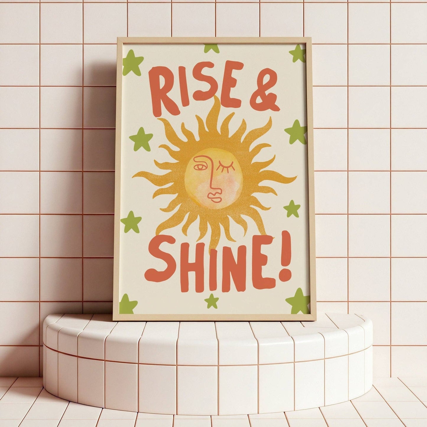 Rise & Shine Boho Print: A4