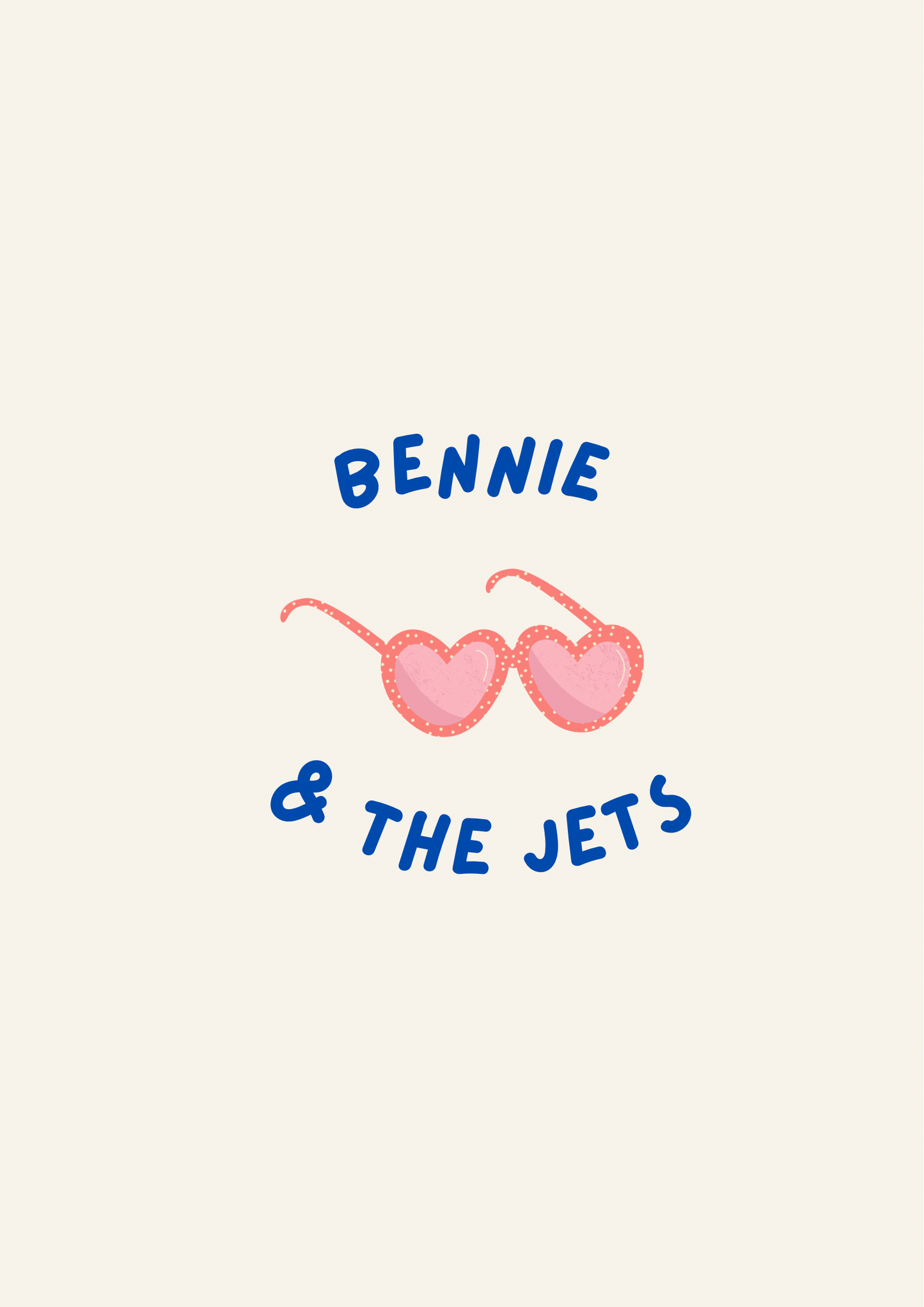Bennie & the Jets Elton John Inspired Print: A4