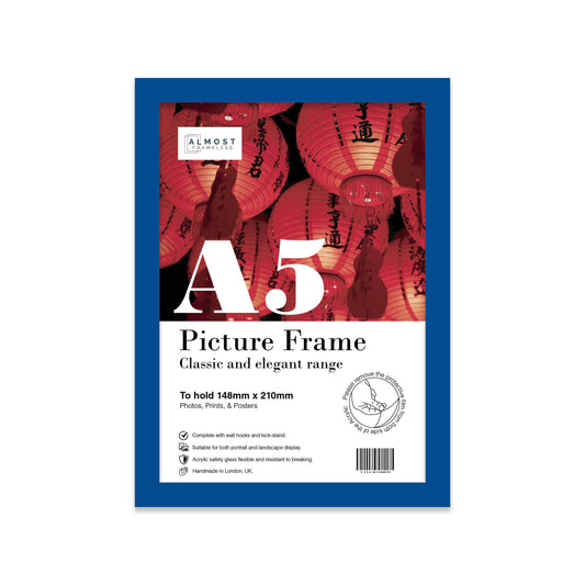 Blue A5 Picture Frame