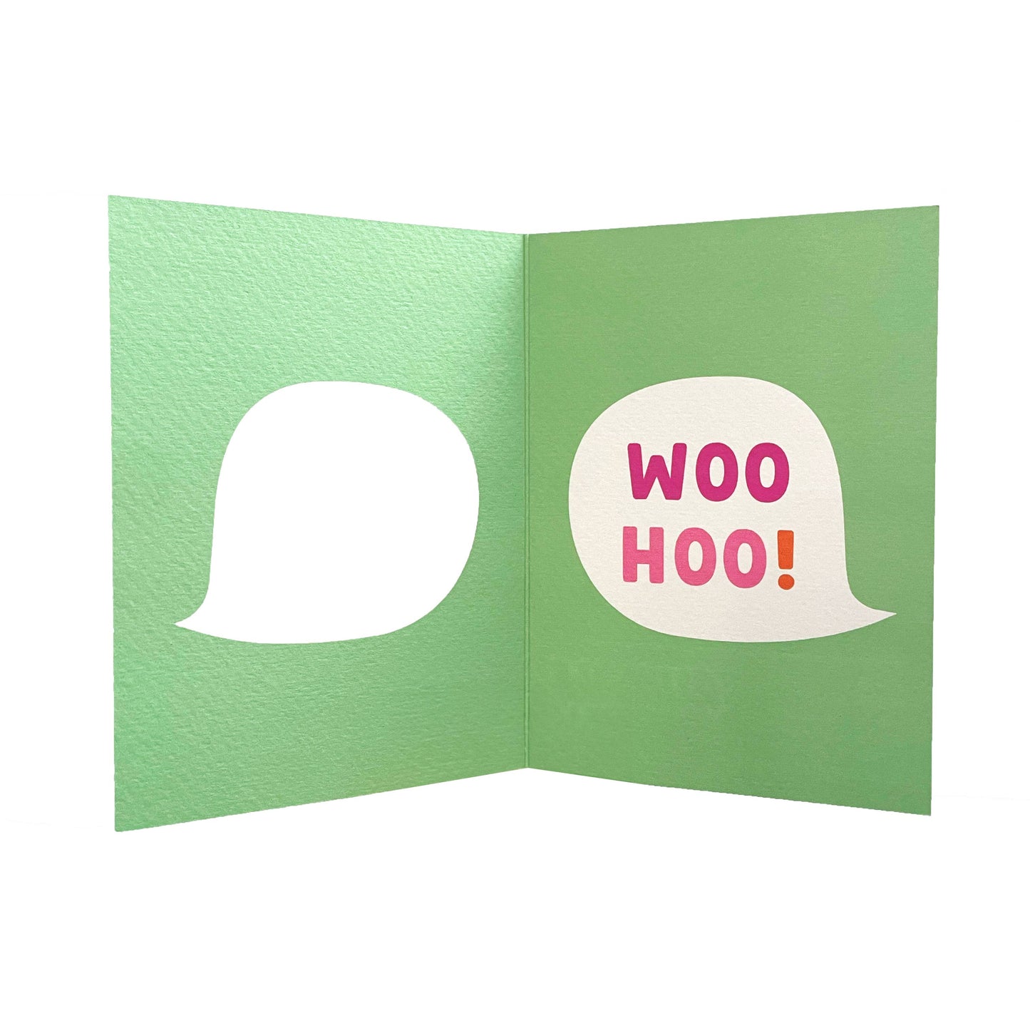 Woohoo - Birthday Card - Die Cut - Celebration - Congrats