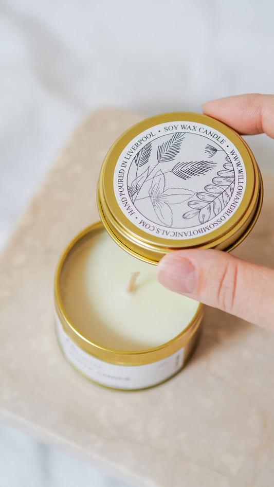 Mini Gold Tin Candle