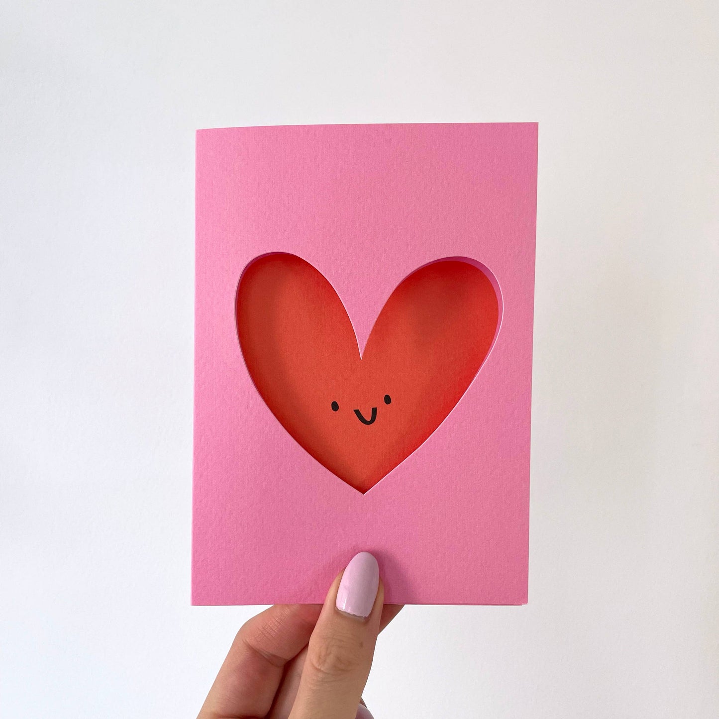 Love Heart - Die Cut Cards - Valentines Day - Anniversary