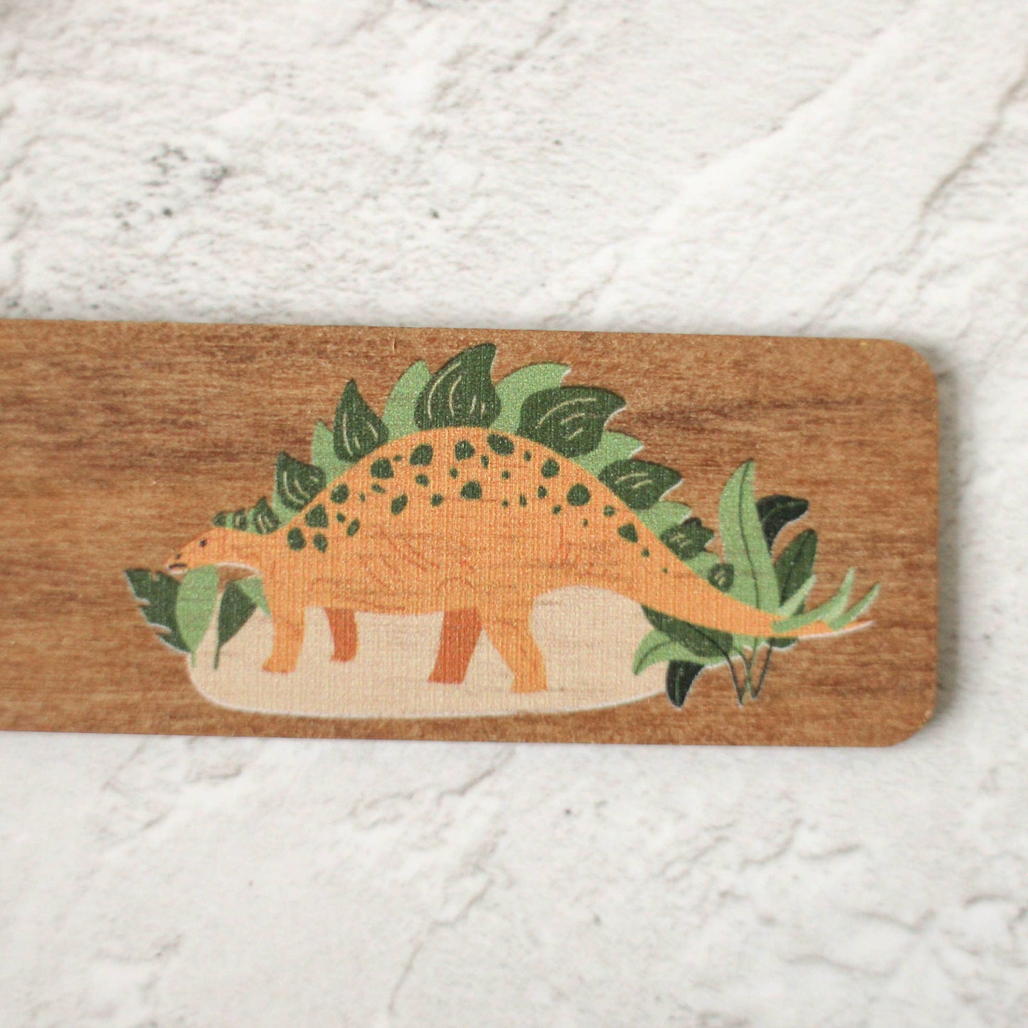 Dinosaur Bookmark in Solid Walnut, Three Designs Available