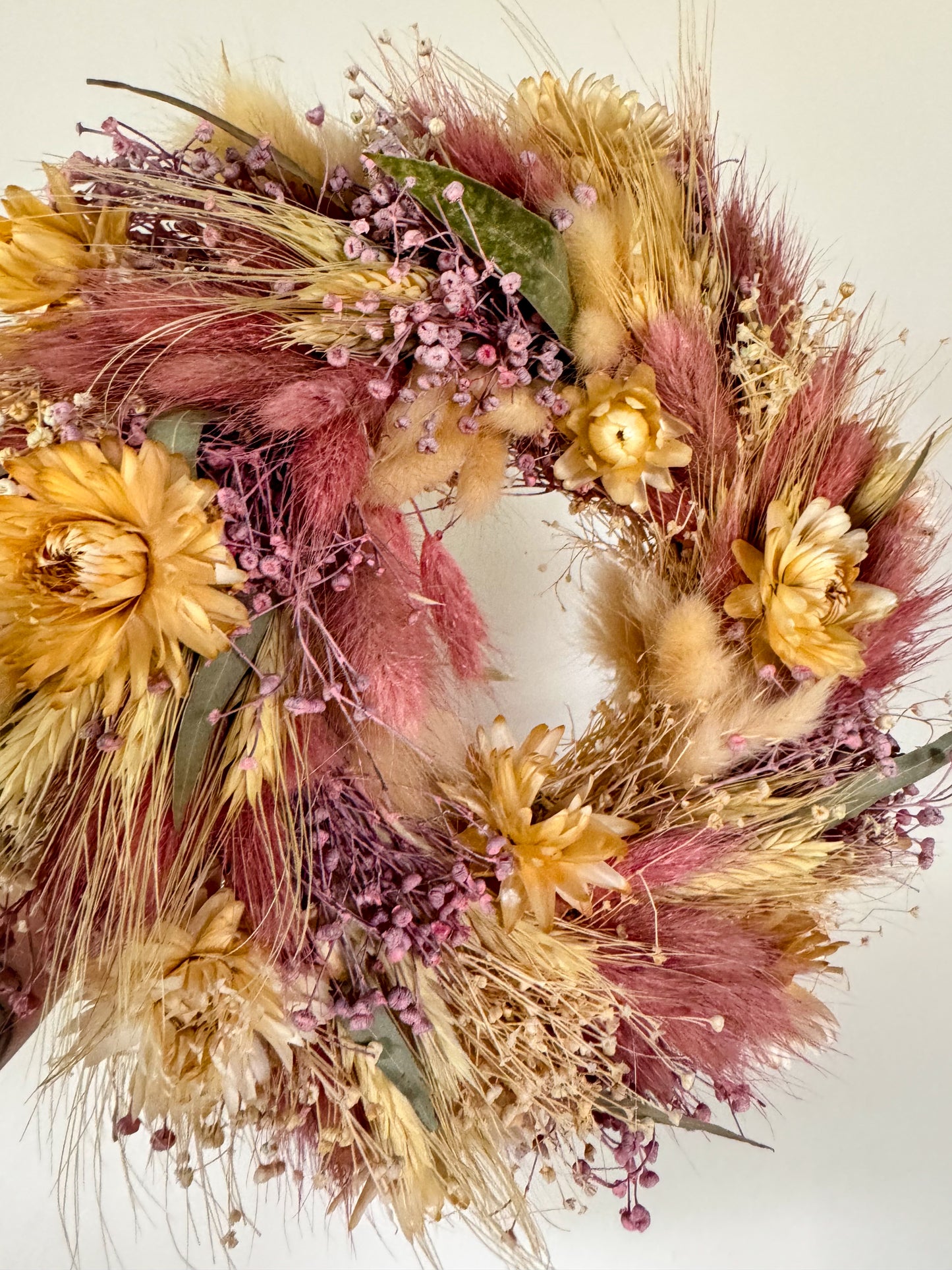 Dried Flowers Wreath - Blush 25cm