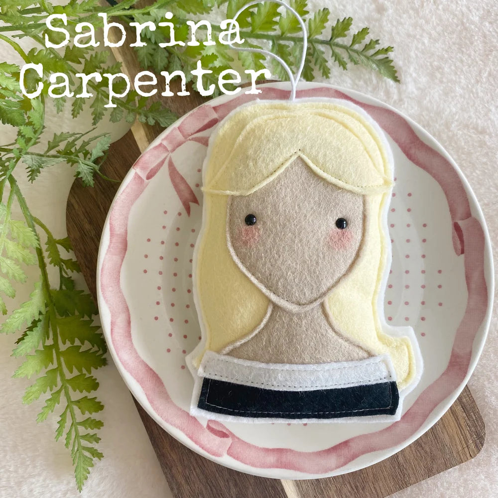 Sabrina Carpenter Felt Decoration