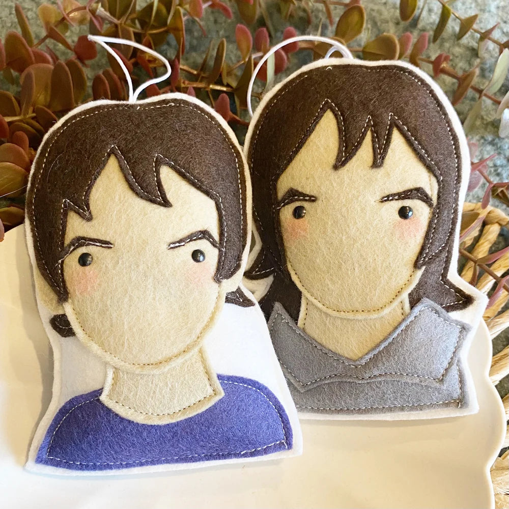 Noel / Liam Gallagher Felt Decoration