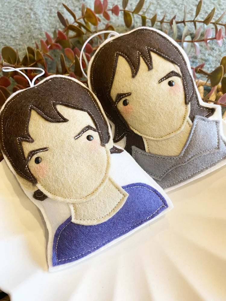 Noel / Liam Gallagher Felt Decoration