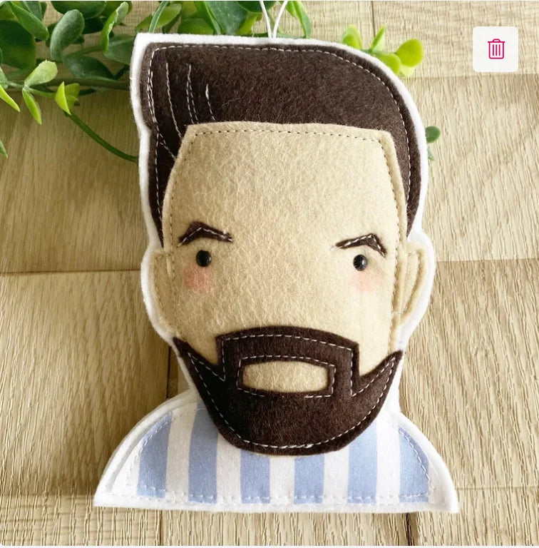 Lionel Messi Felt Decoration