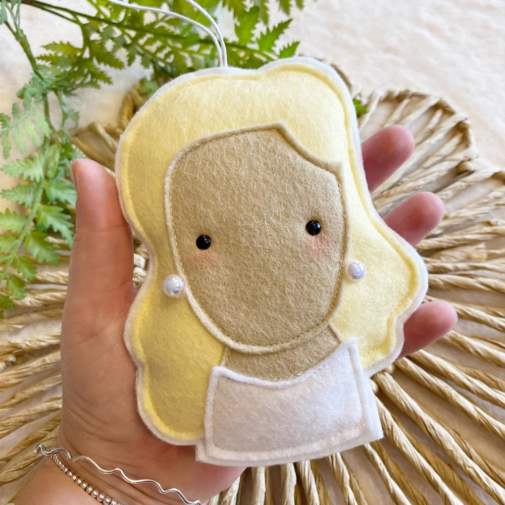 Tyson & Paris Fury Felt Decoration