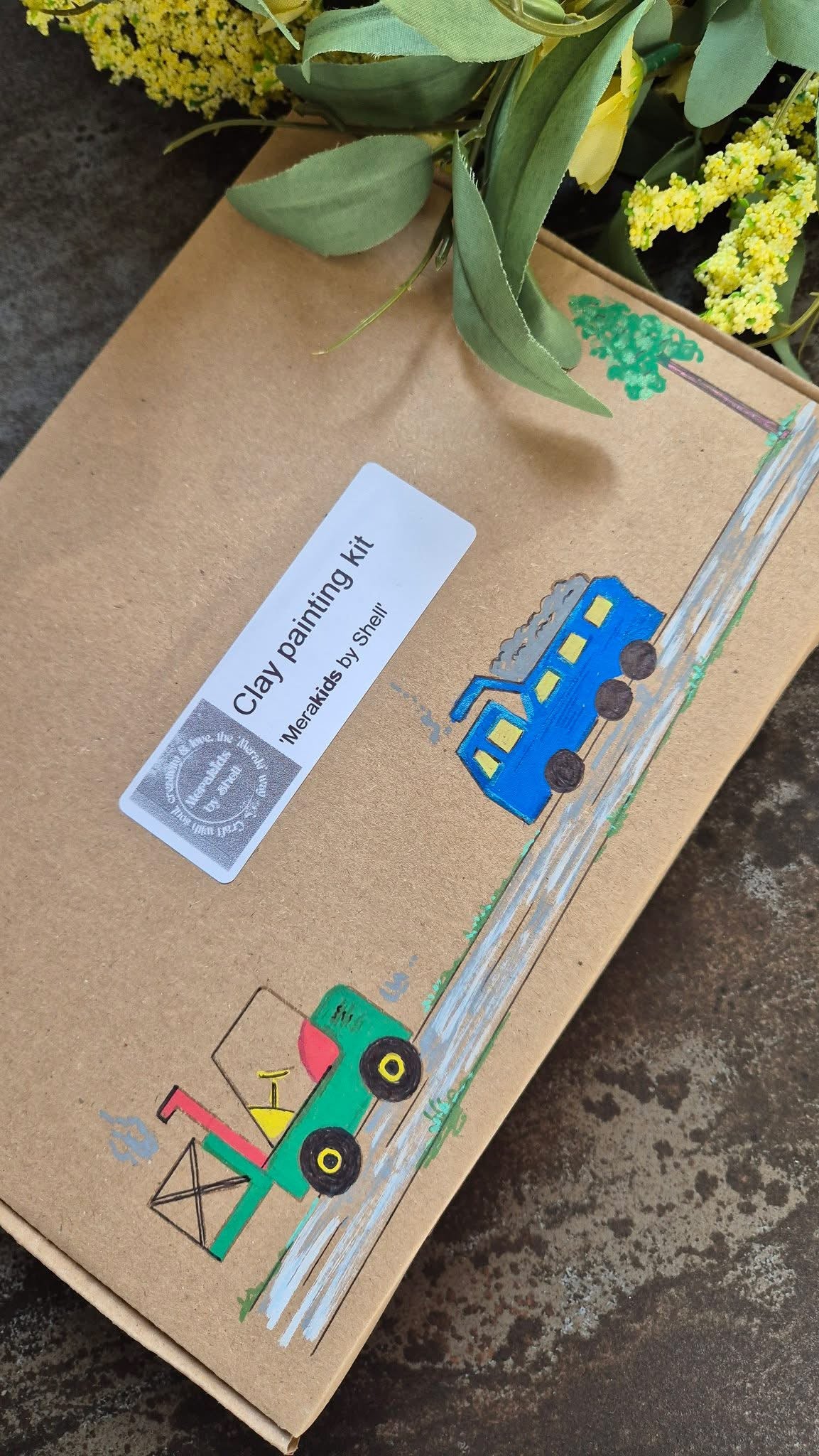 Clay Painting Kit - Vehicles & Transport