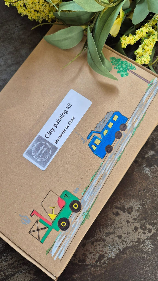 Clay Painting Kit - Vehicles & Transport