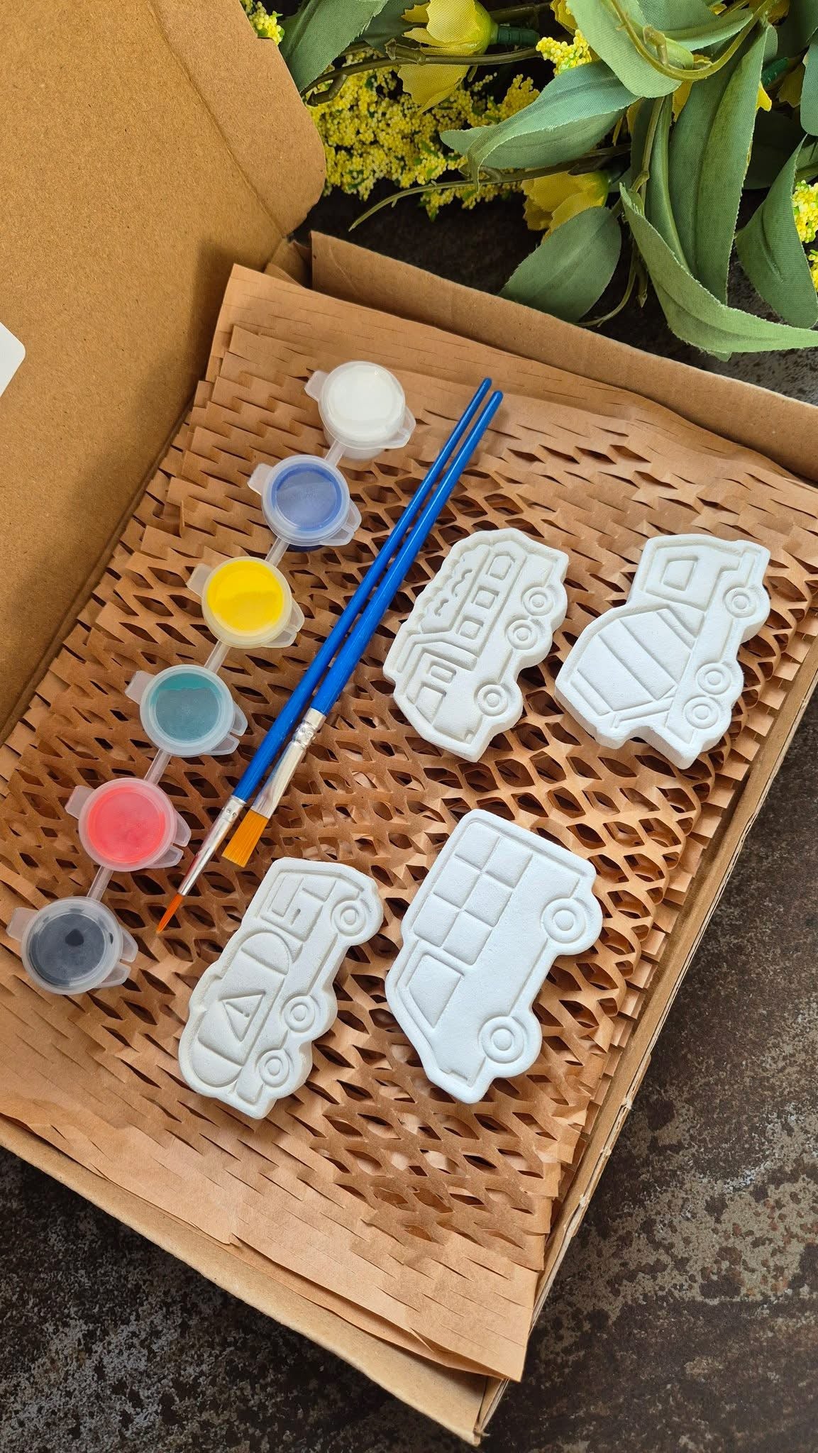 Clay Painting Kit - Vehicles & Transport