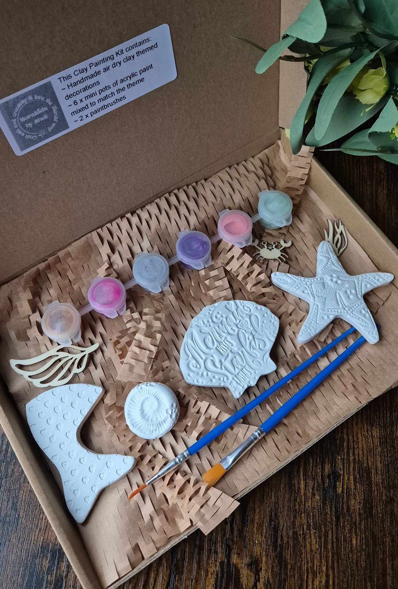 Clay Painting Kit - Mermaid Kisses