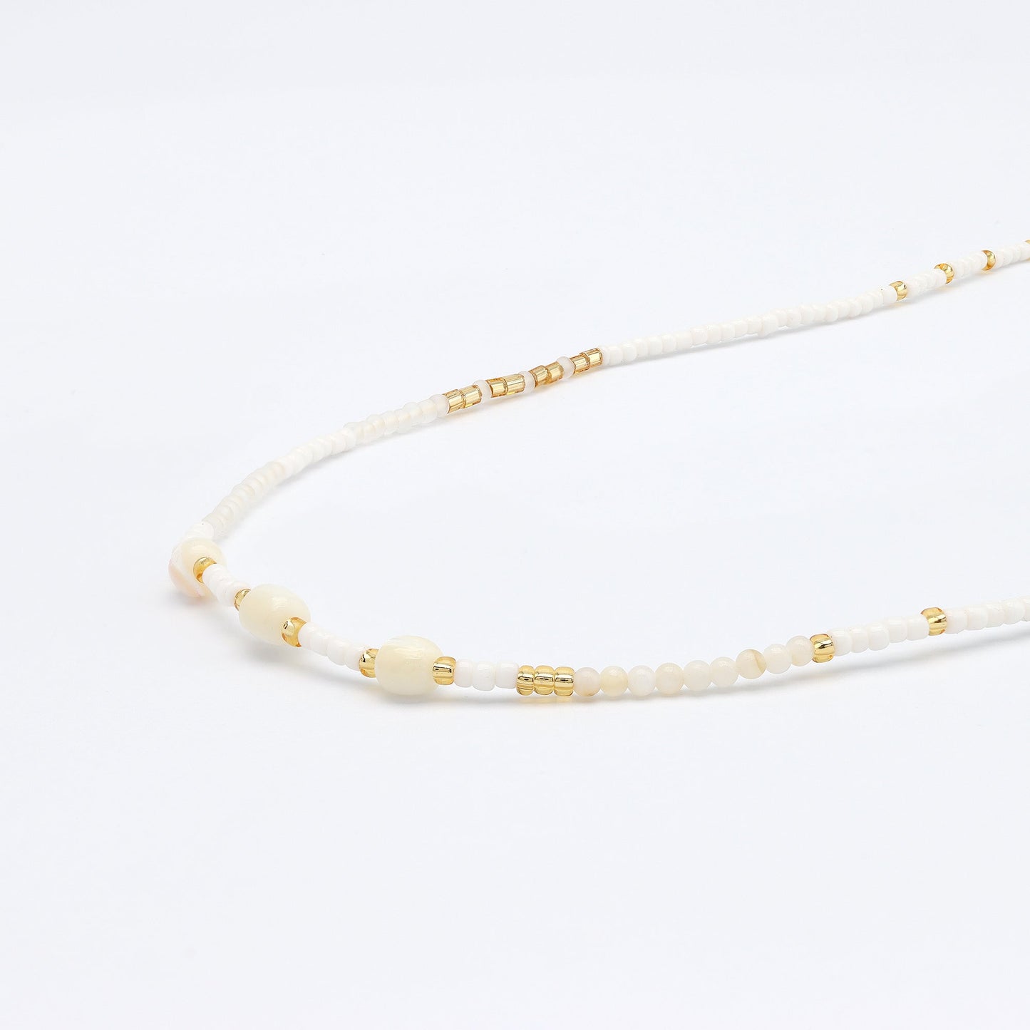 Pasir Mother of Pearl Beaded Necklace