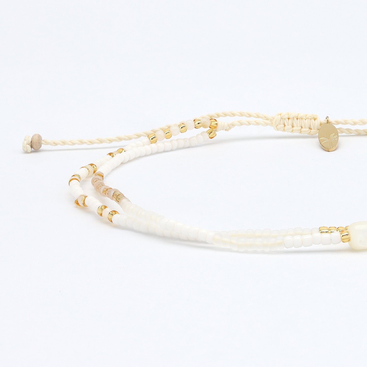 Pasir Mother of Pearl Beaded Anklet