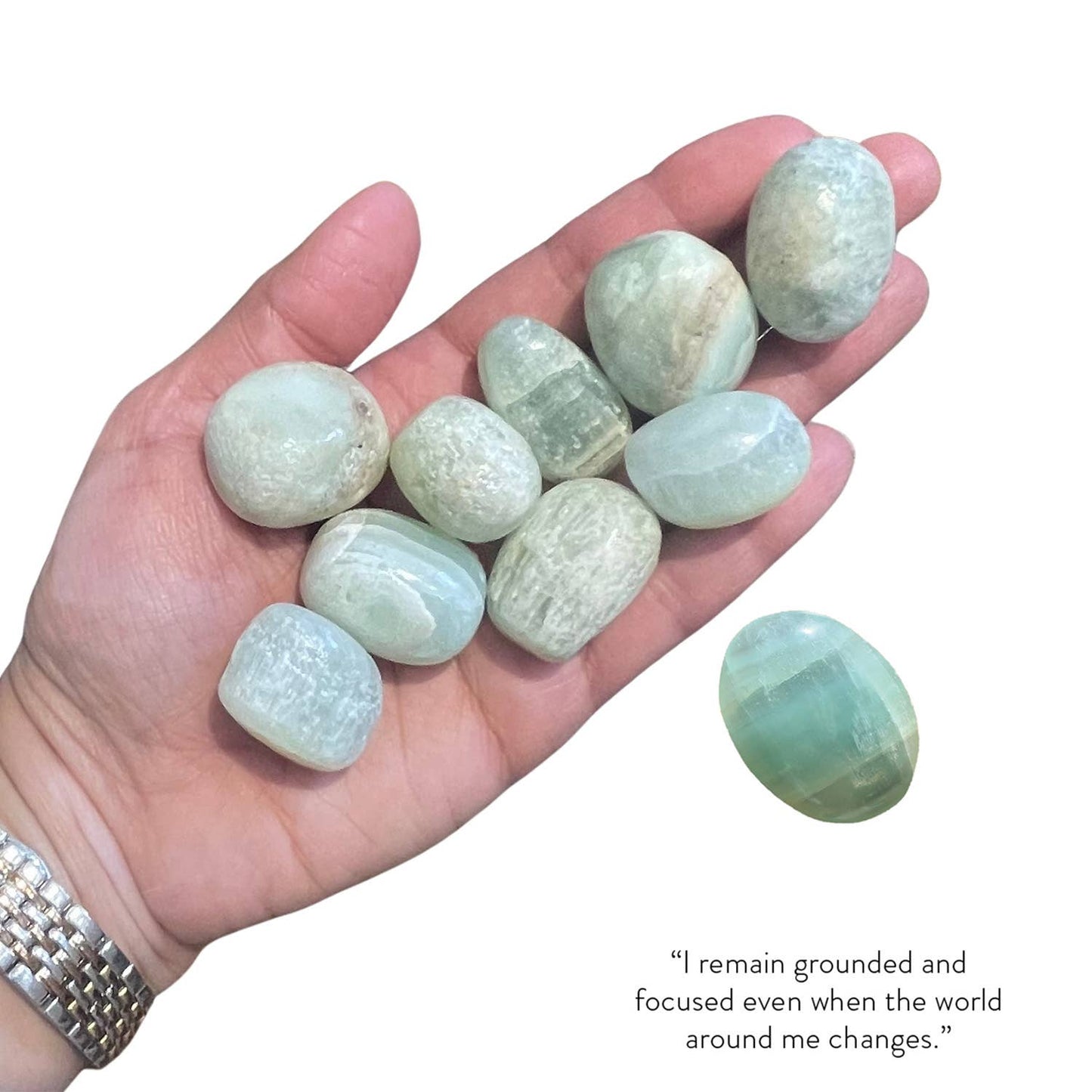 Pistachio Calcite Tumble Stone