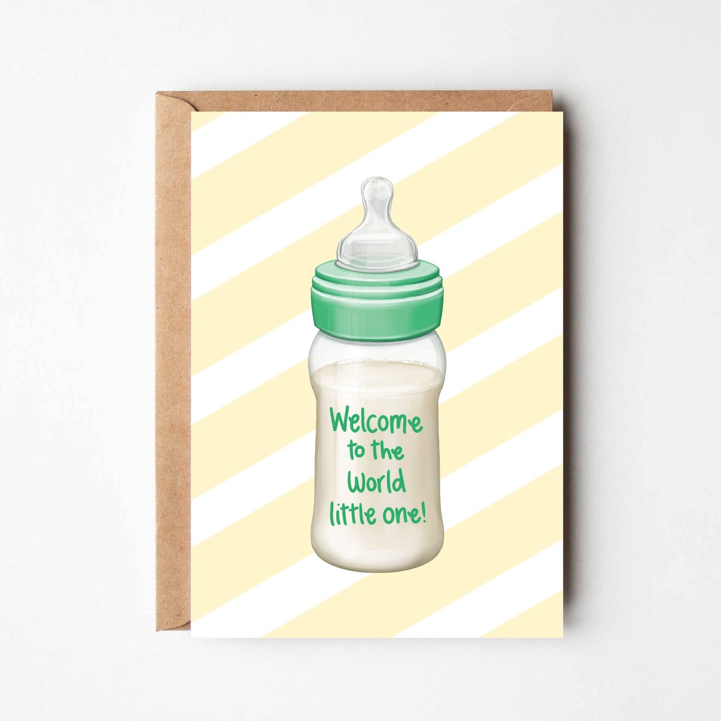 Welcome To The World - New Baby Greeting Card