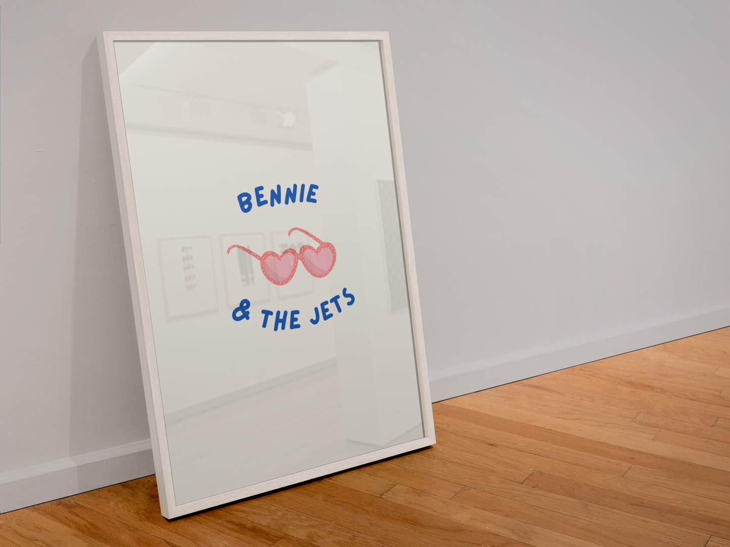 Bennie & the Jets Elton John Inspired Print: A4