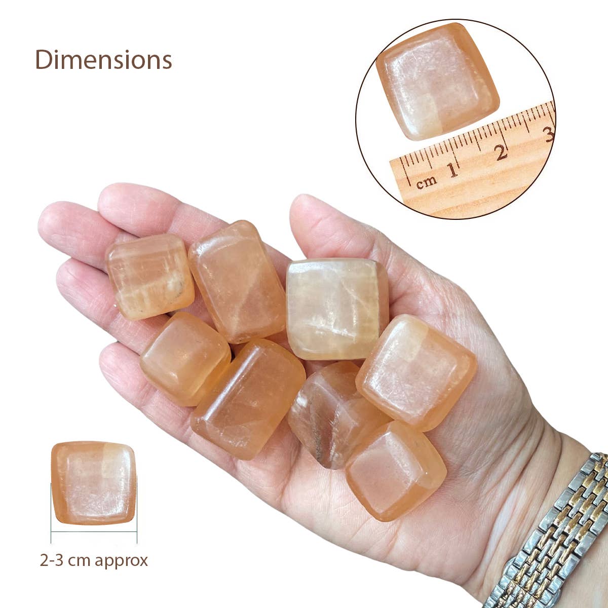 Honey Calcite Tumble Stone