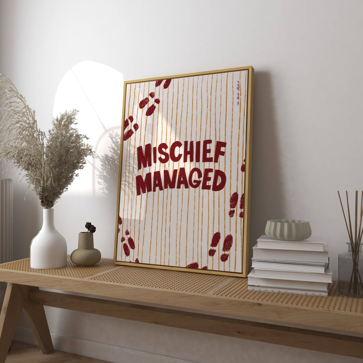 Mischief Managed Art Print: A4