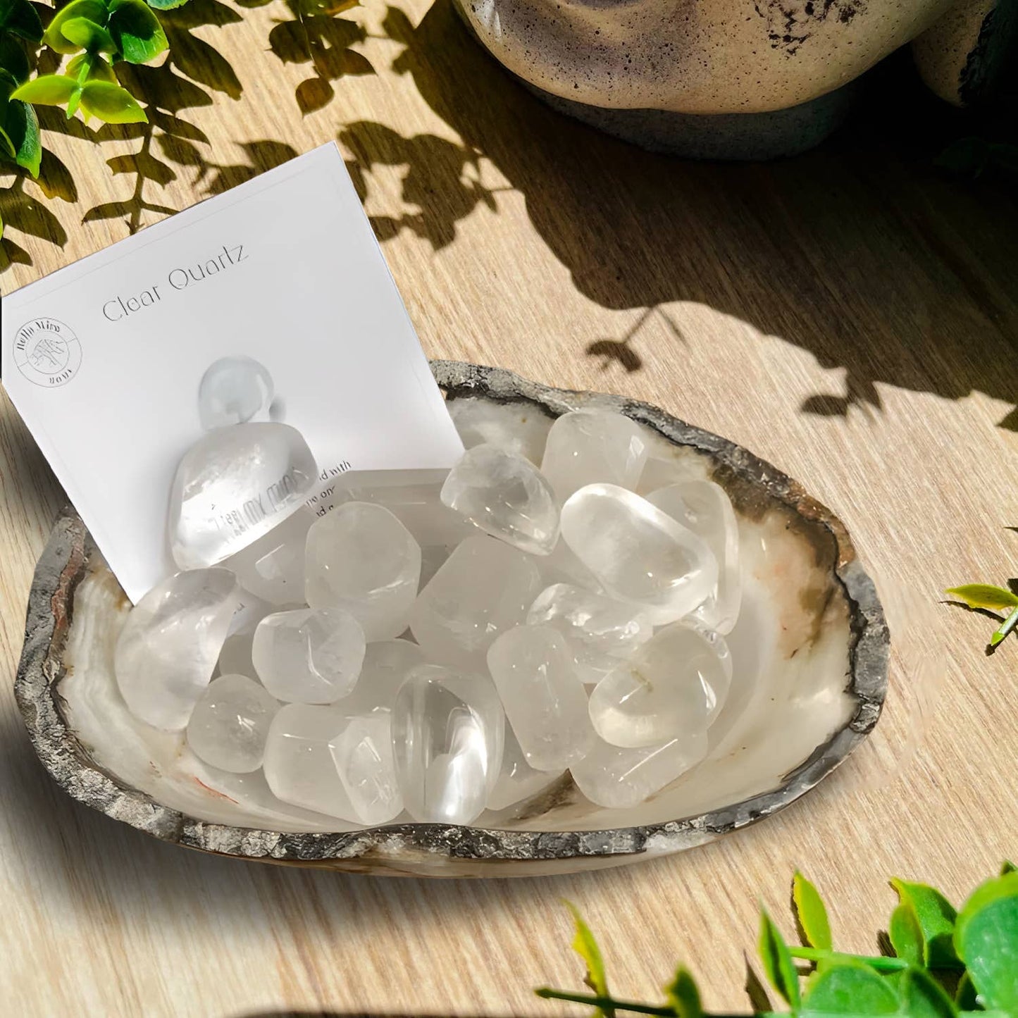 Clear Quartz Tumble Stone