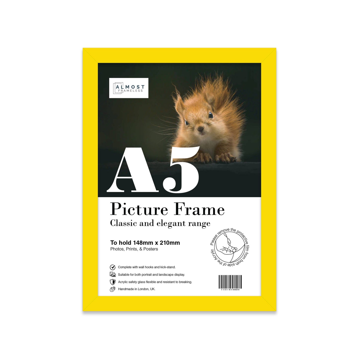 Yellow A5 Picture Frame