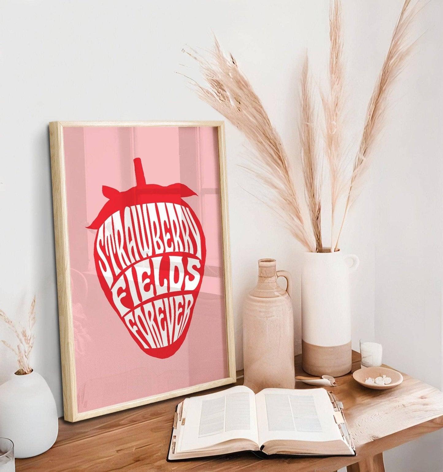 Strawberry Fields Wall Art: A3