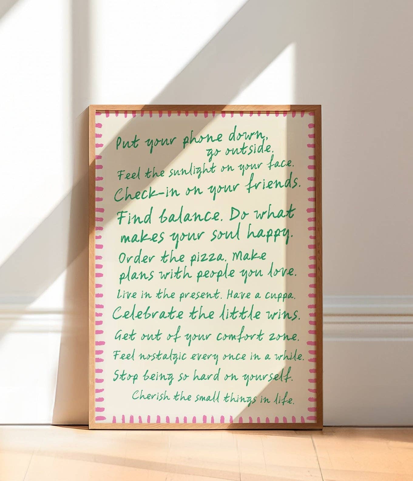Feel Good Manifesto Print: A4