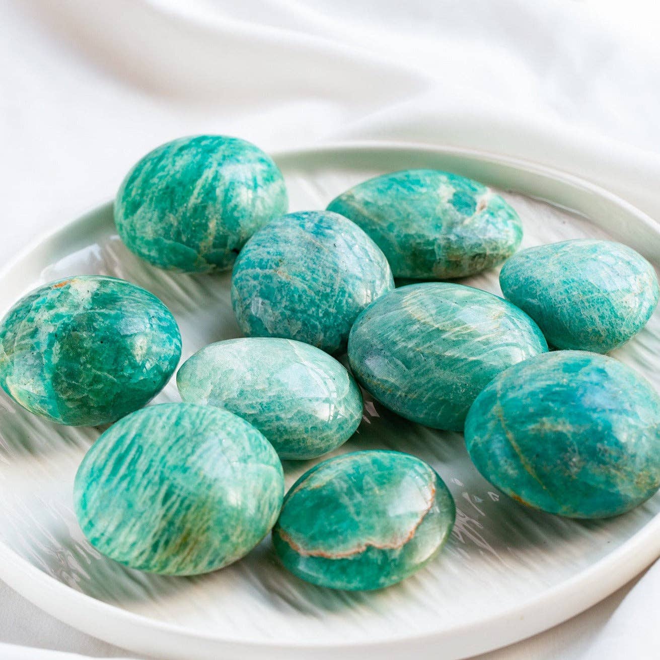 Amazonite Palm Stone