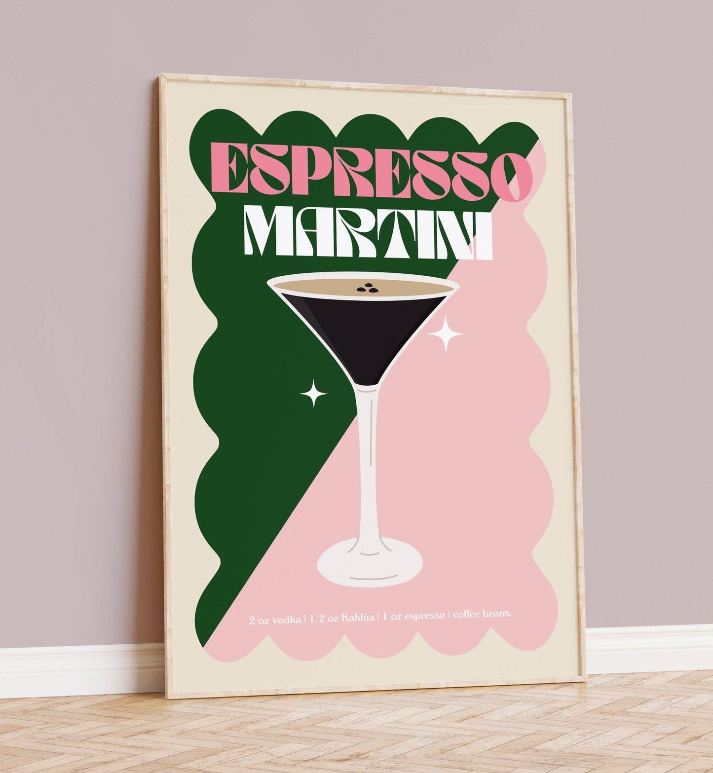 Espresso Martini Cocktail Print: A4