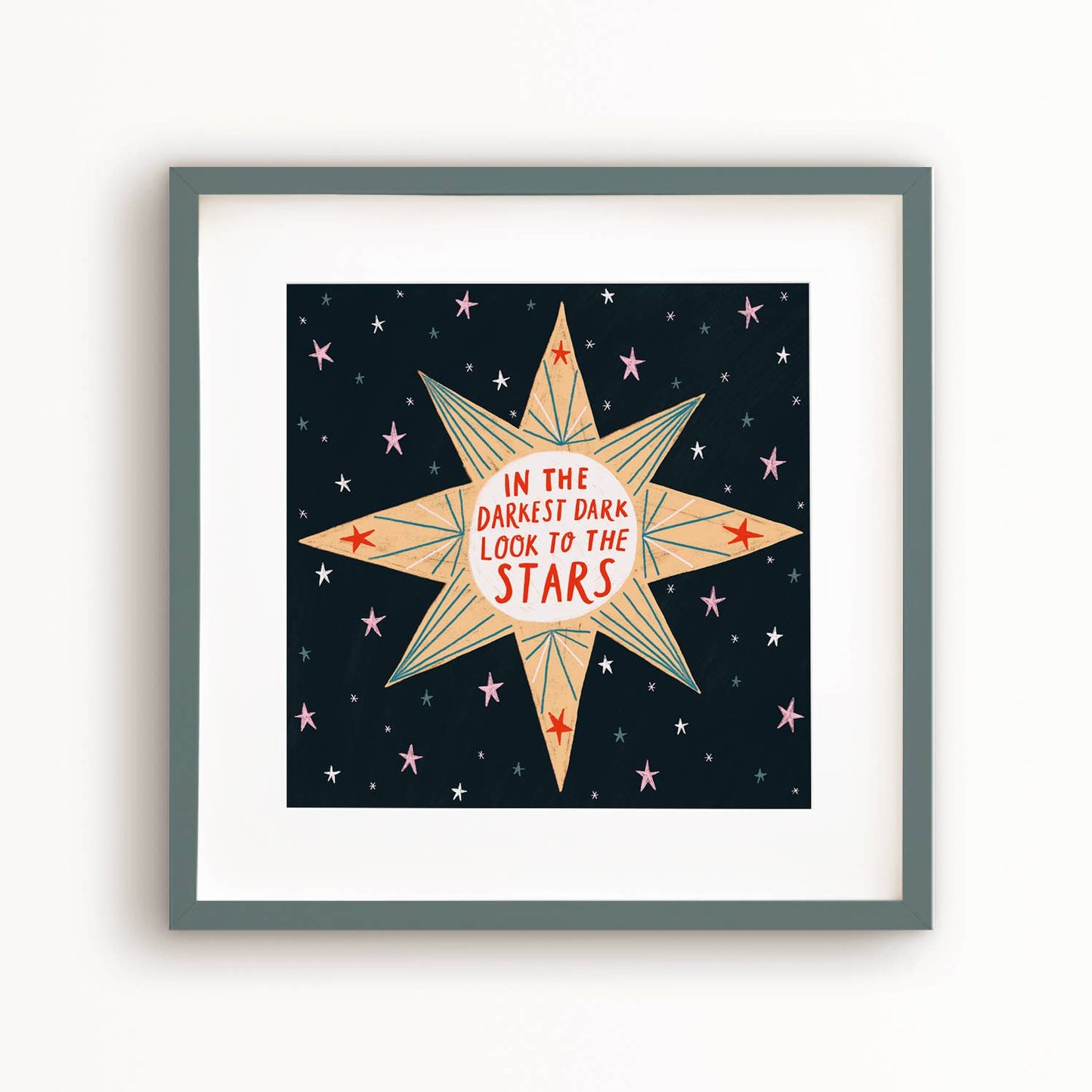 In the Darkest Dark Art Print