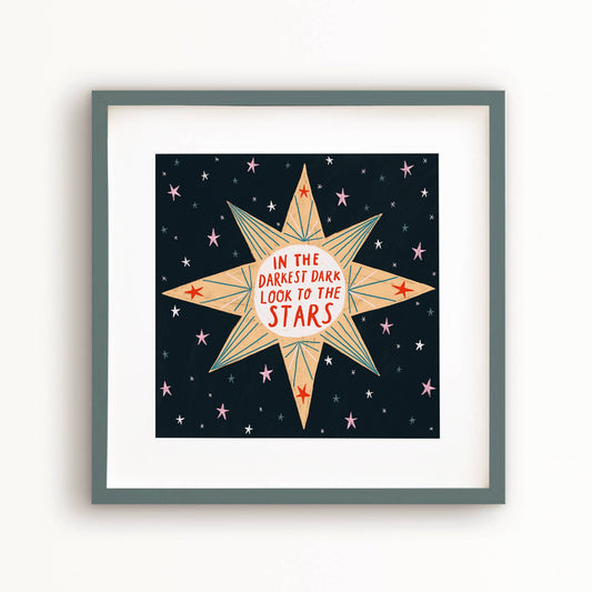 In the Darkest Dark Art Print