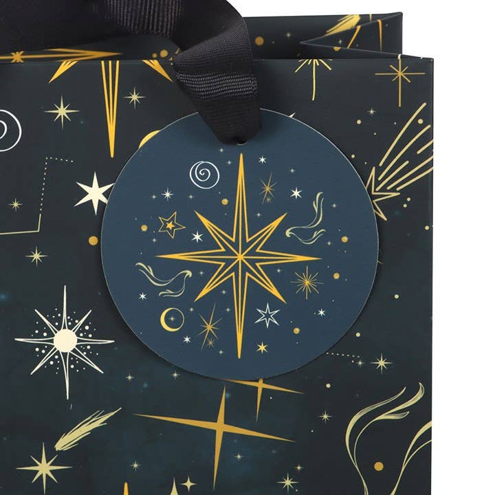 23cm Medium Starry Night Celestial Gift Bag