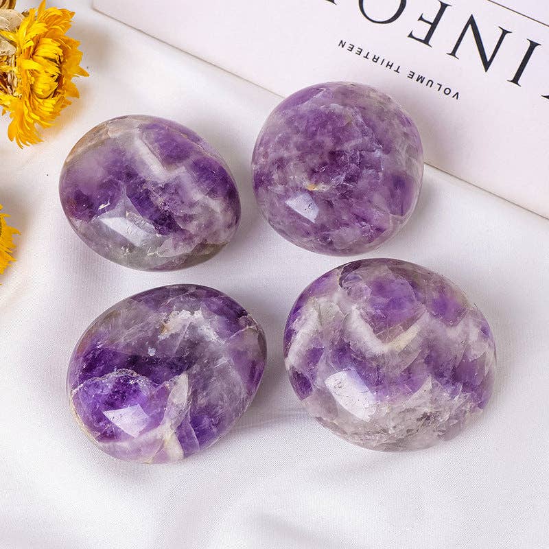Dream Amethyst Palm Stone
