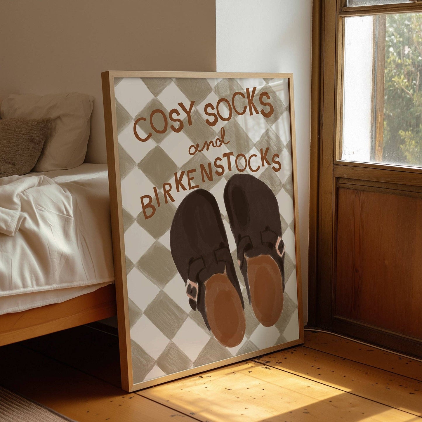 Cosy Socks Season Print: A4