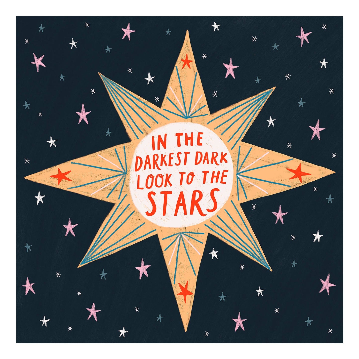 In the Darkest Dark Art Print