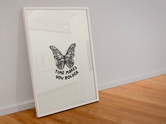 Time makes you bolder Fleetwood Mac inspired Print: A4