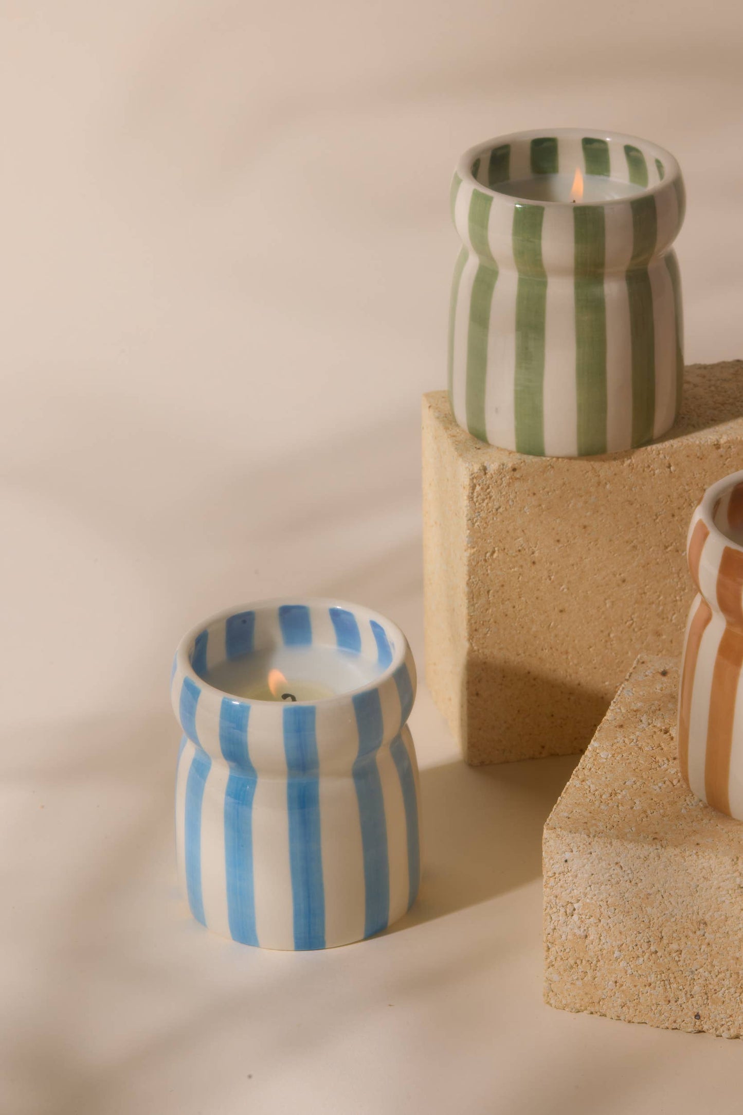 Paddywax Cabana Blue Ceramic Candle - Lost at Sea