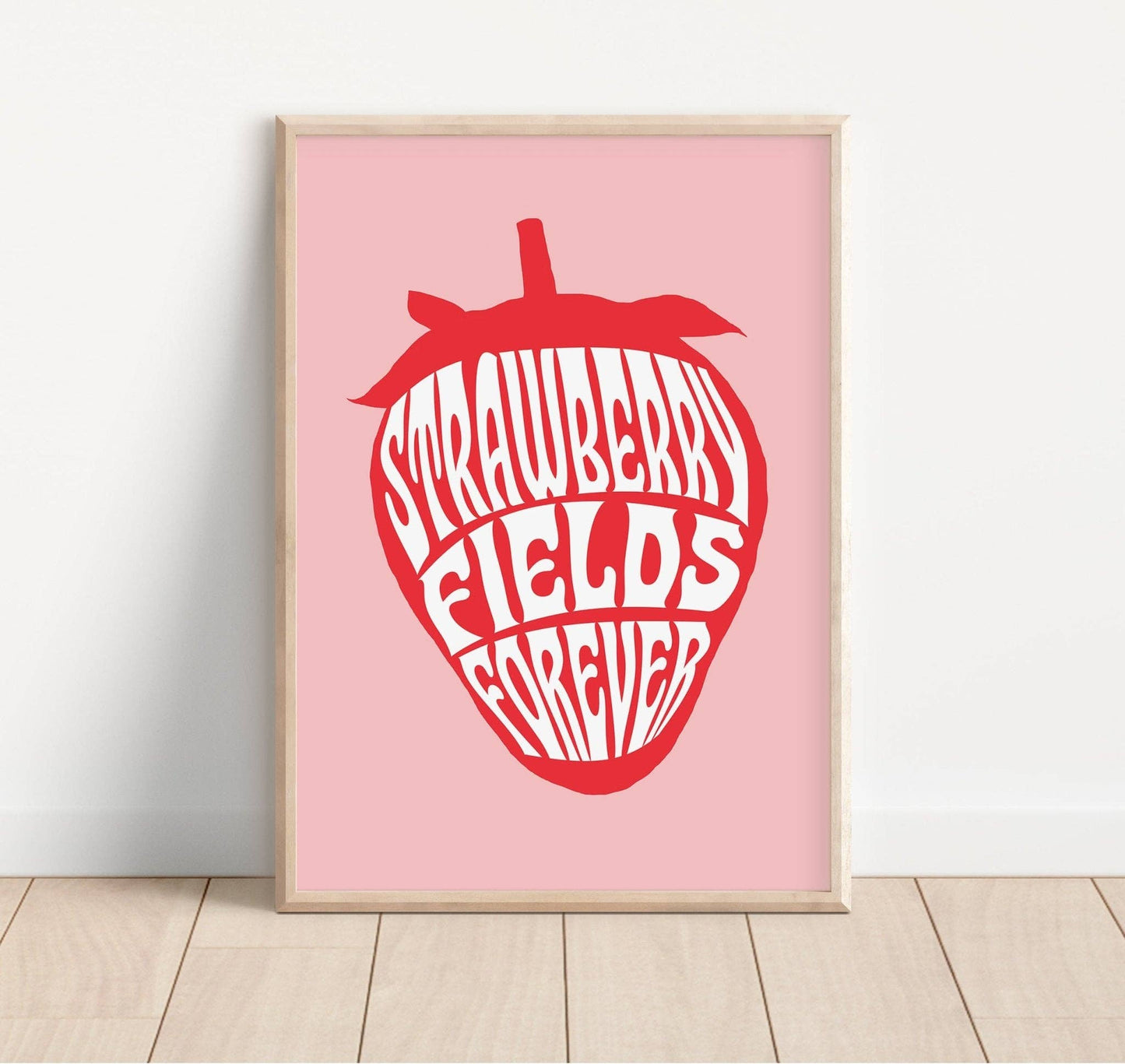 Strawberry Fields Wall Art: A3