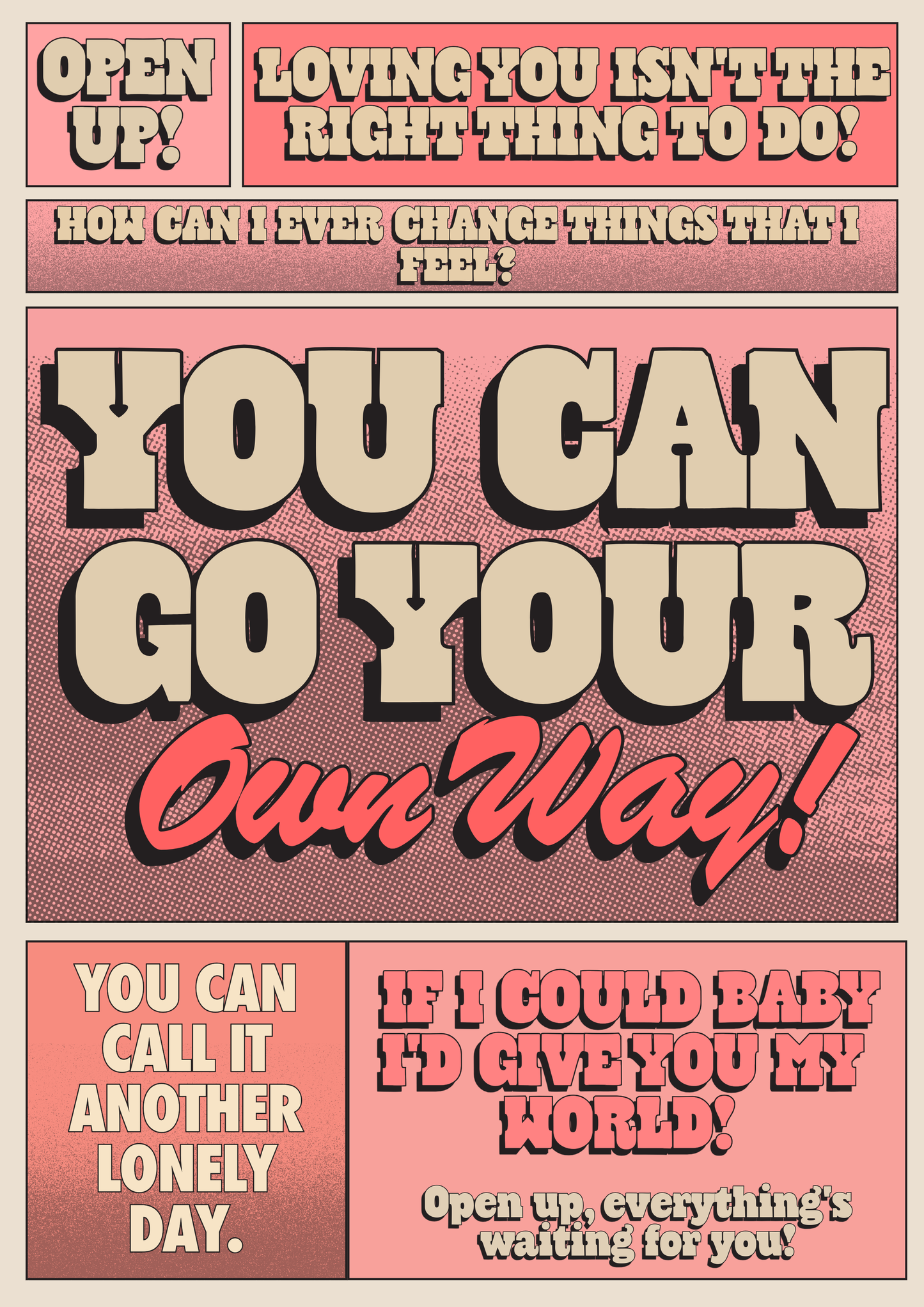 Go Your Own Way Music - Fleetwood Mac Inspired Print