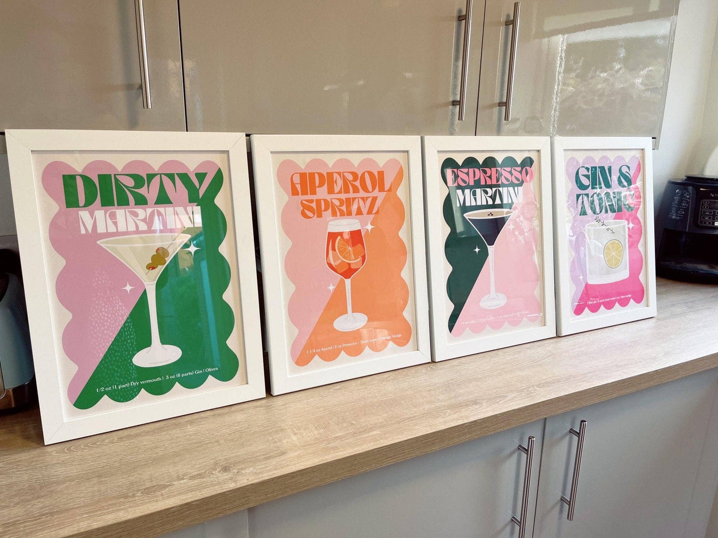 Aperol Spritz Cocktail Print: A4