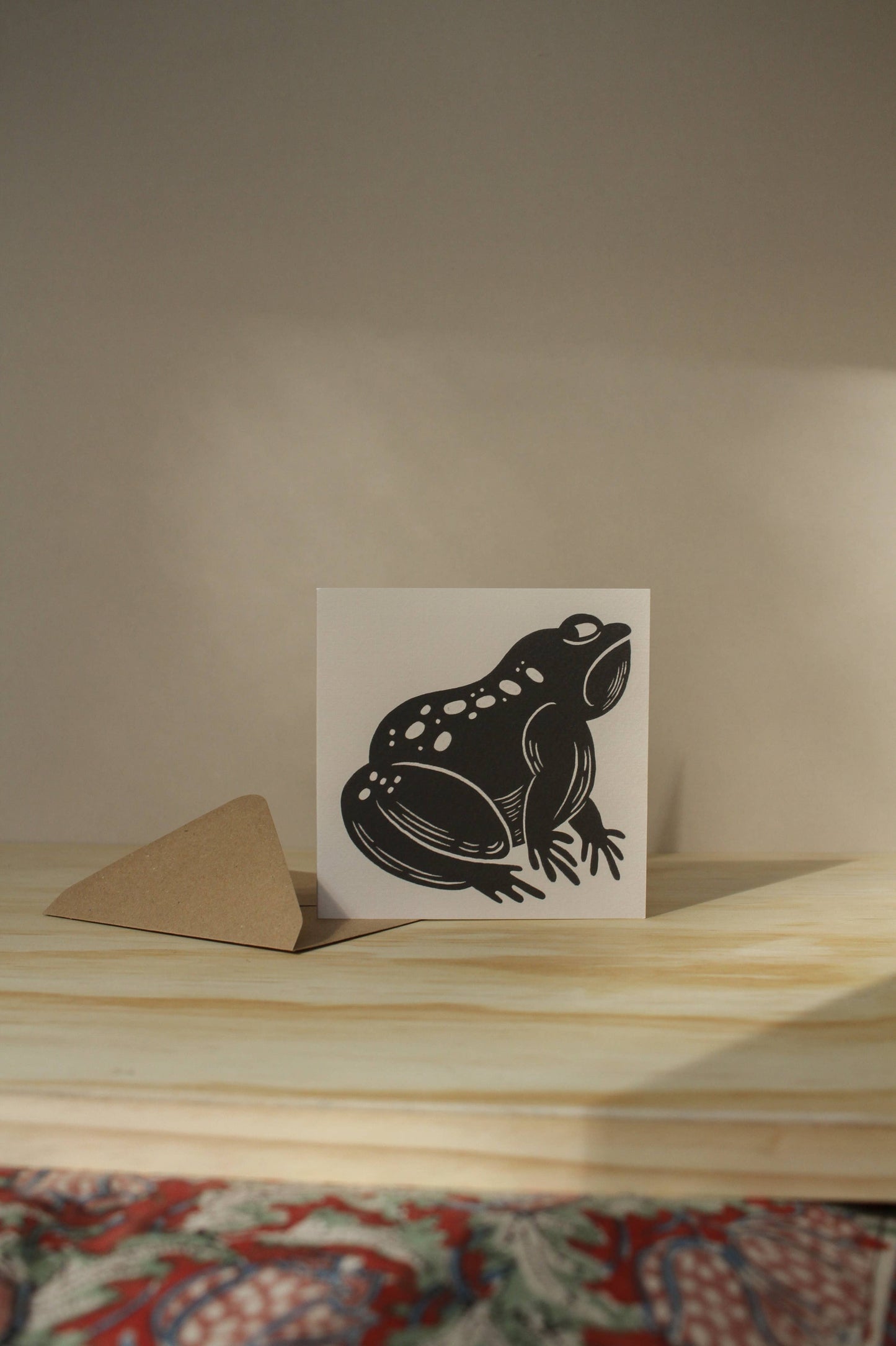 'The Grumpy Frog' Animal Card: Naked