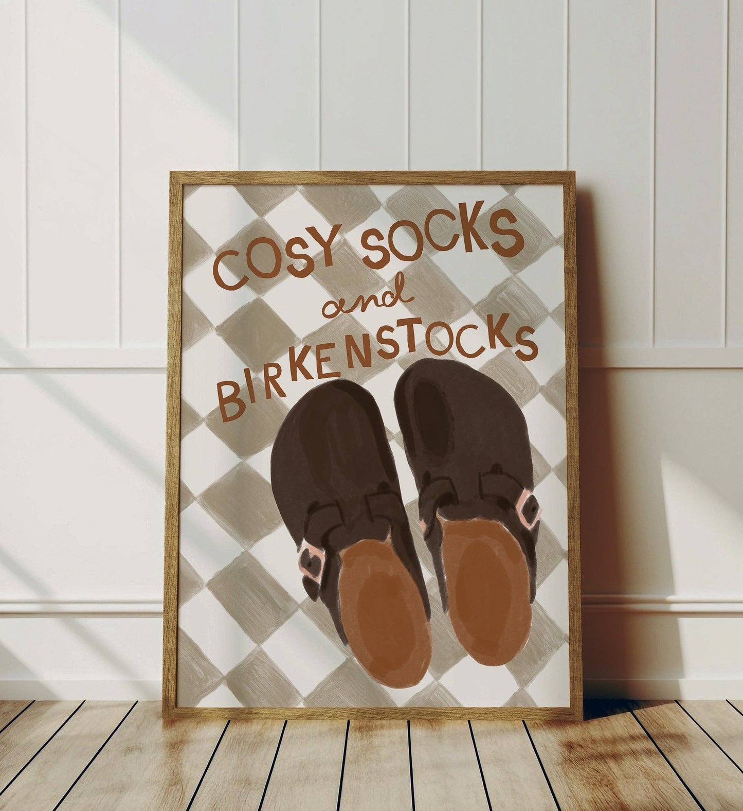 Cosy Socks Season Print: A4