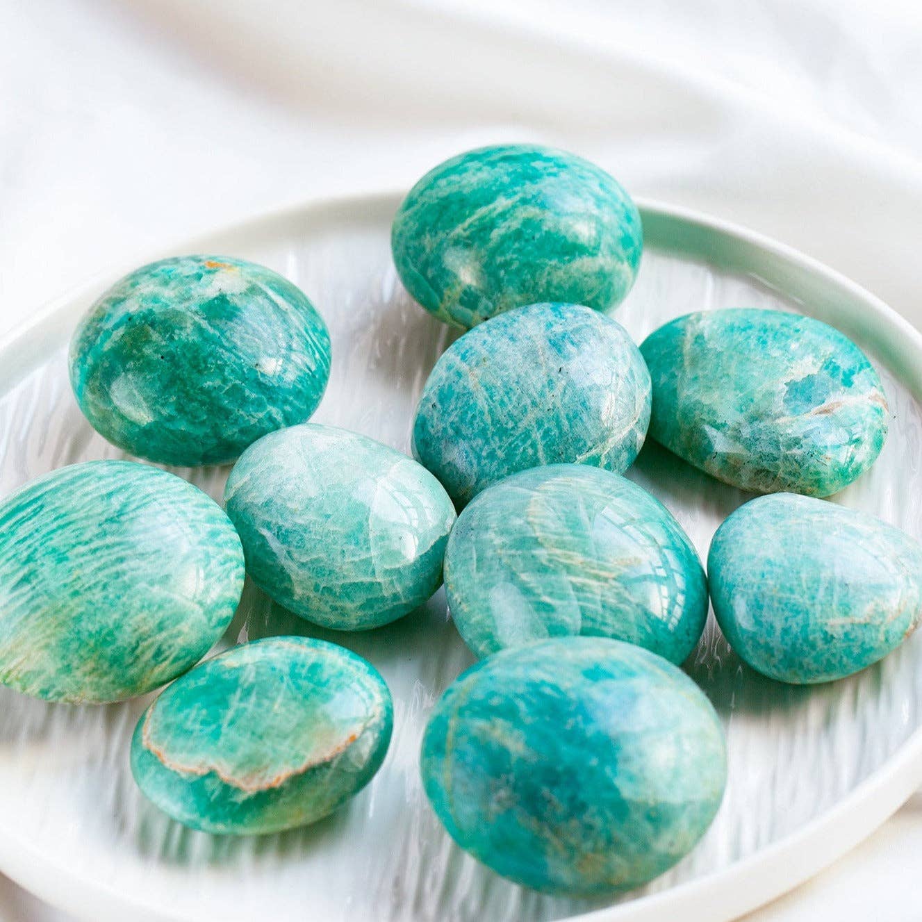 Amazonite Palm Stone