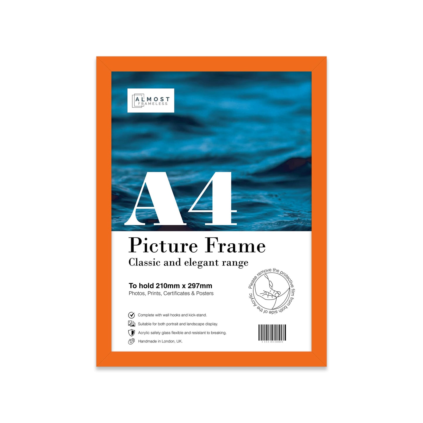 Orange A4 Picture Frame